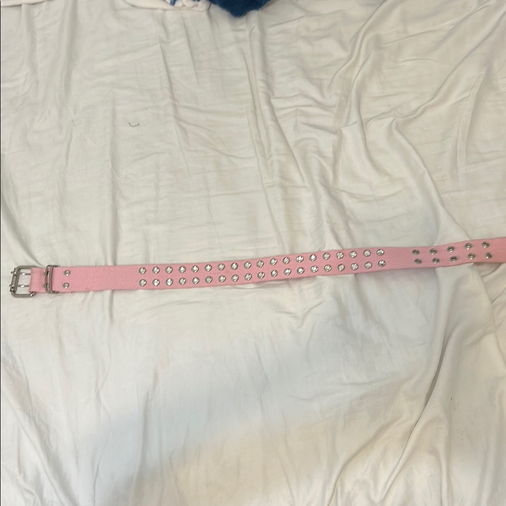 Pink Studded Belt